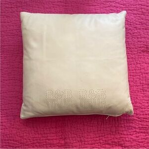 B&B Italia genuine  perforated leather pillow